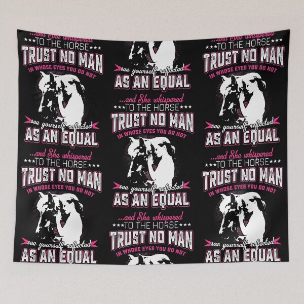 Item preview, Horse -  she whispered to the horse trust no man designed and sold by Yasmeen79.