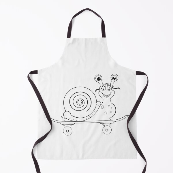 Item preview, Color Your Own Snail Skater designed and sold by GrandpaH.