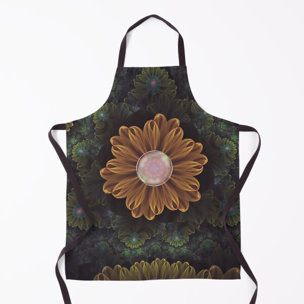 Item preview, Abloom in Autumn Leaves with Faded Fractal Flowers designed and sold by San Jaya Prime.