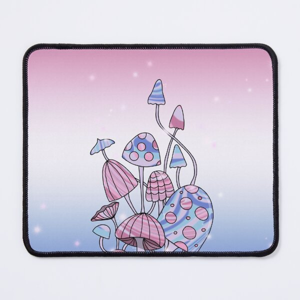 Item preview, Inconspicuous Bigender Mushrooms designed and sold by lolaboutelle.