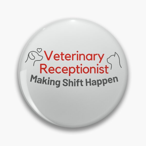 Item preview, Veterinary Receptionist Making Shift Happen Red designed and sold by JDWCreations.