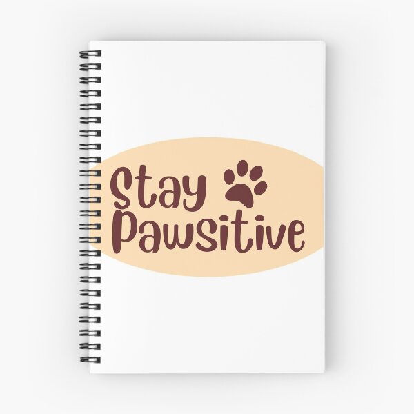 Item preview, Stay Pawsitive Paw Pun Sticker designed and sold by Minima-Vulpes.