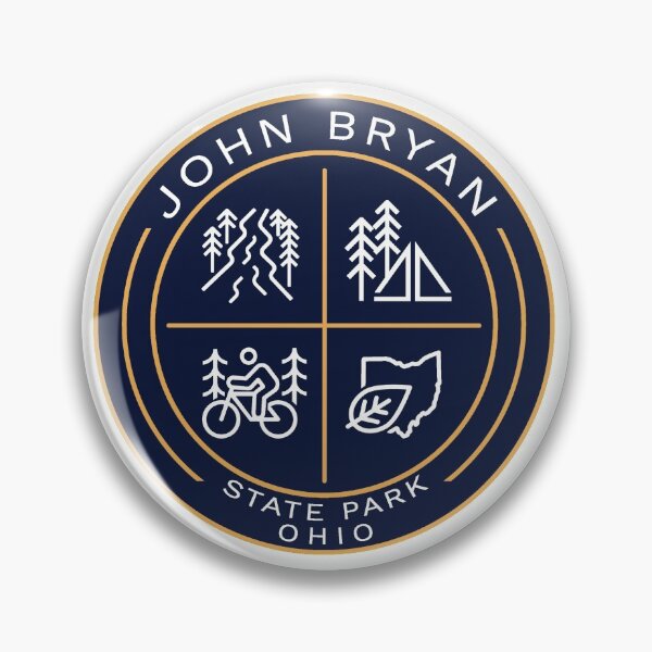 Item preview, John Bryan State Park Heraldic Logo designed and sold by VanyaKar.