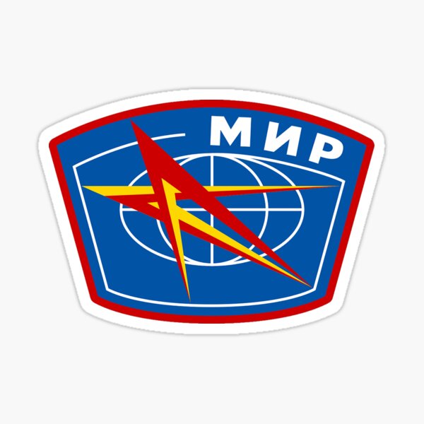 Artikel-Vorschau von Emblem der Mir-Raumstation, designt und verkauft von CommunistGoods.
