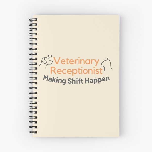 Artikelvorschau, Veterinär-Empfangsdame, die Schicht passiert Orange entworfen und verkauft von JDWCreations.