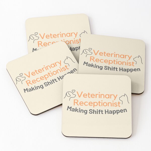 Item preview, Veterinary Receptionist Making Shift Happen Orange designed and sold by JDWCreations.