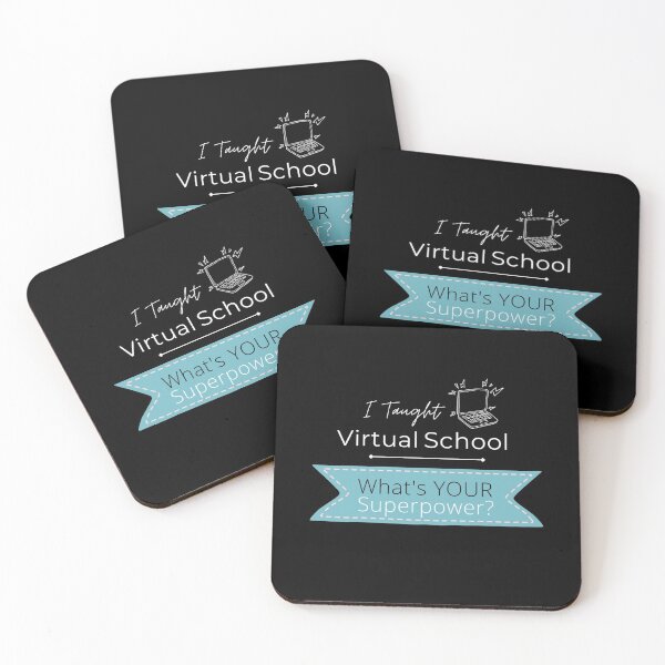 Item preview, I Taught Virtual School...What's Your Superpower? | Graphic in Blue for Dark Products designed and sold by Chadrick Rode.