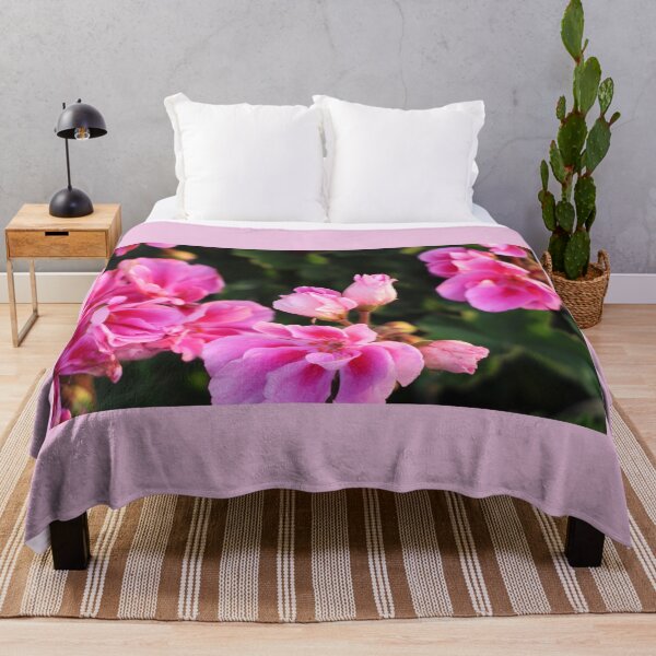 Item preview, Pretty Pink Geraniums Flowers designed and sold by JariHawk.