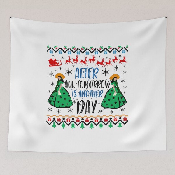 Item preview, Gone With The Wind Ugly Christmas Sweater. After All Tomorrow Is Another Day. designed and sold by adoslavduse.
