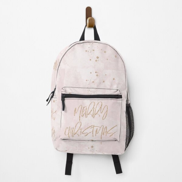 Item preview, pink gold glitter Merry Christmas lettering Illustation designed and sold by seemune.