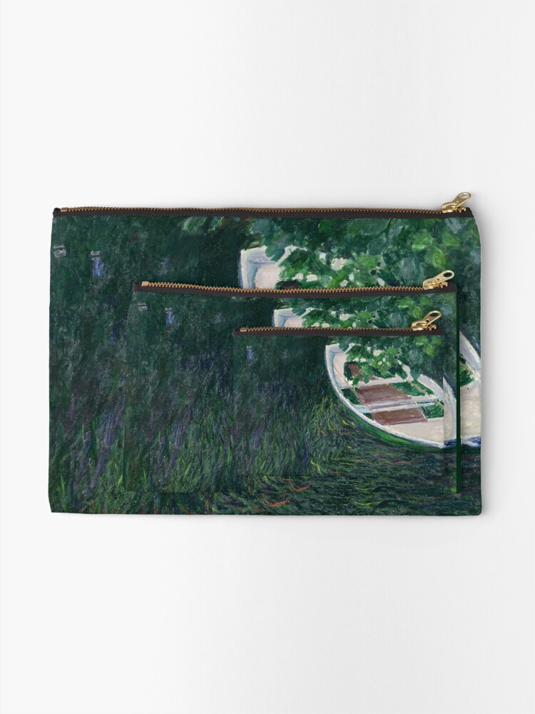 Disover Claude Monet Small Boat Makeup Bag