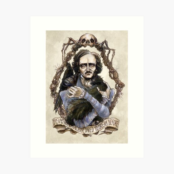 Edgar Allan Poe & Friends Art Print