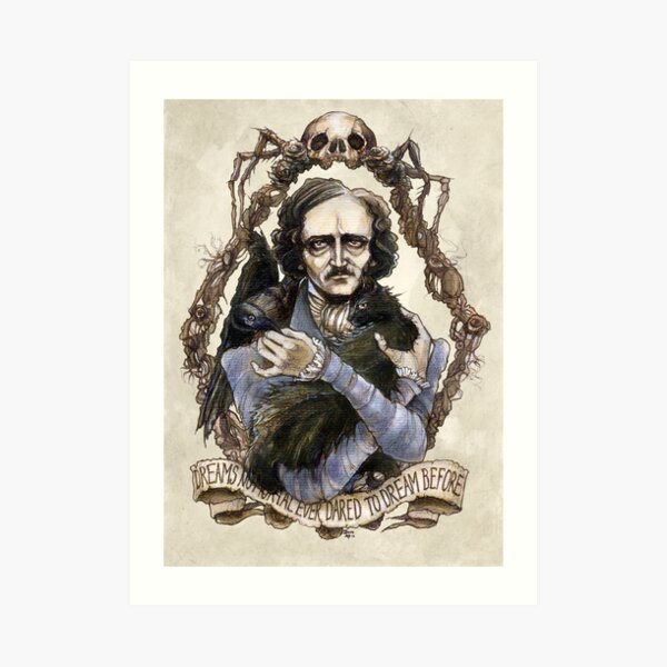 Edgar Allan Poe & Friends Art Print