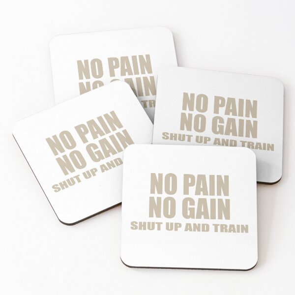 Item preview, NO PAIN NO GAIN SHUT UP AND TRAIN designed and sold by bestiny123.