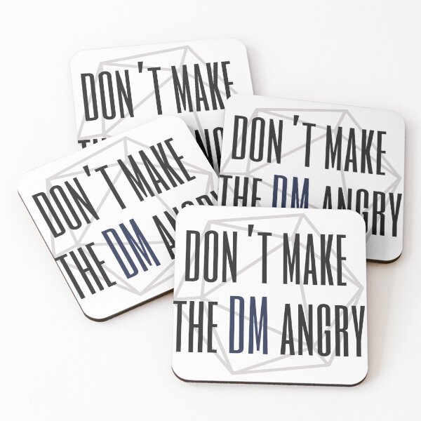 Item preview, D20, Don’t make the DM angry designed and sold by ladystromas.
