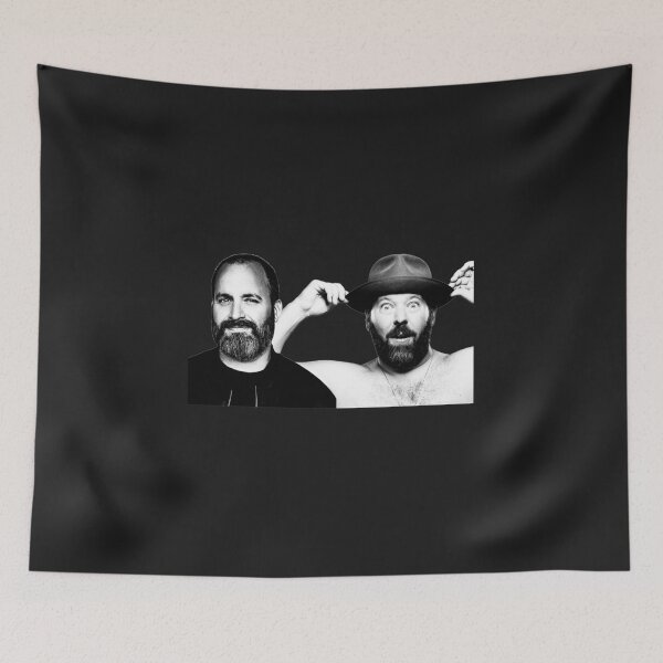 Item preview, Bad friends merch 2 Bears 1 cave Tom Segura and bert kreischer Podcast me designed and sold by JenniferMTiff.