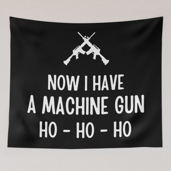 Item preview, Now I Have A Machine Gun Ho Ho Ho Funny Quotes Christmas Sweatshirt  designed and sold by chetan786.