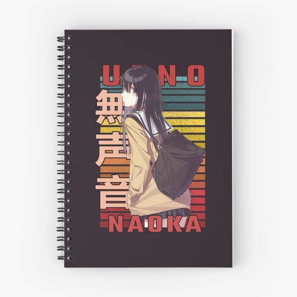 Item preview, Naoka Ueno A Silent Voice Koe no Katachi retro design    designed and sold by ChicJewelry.