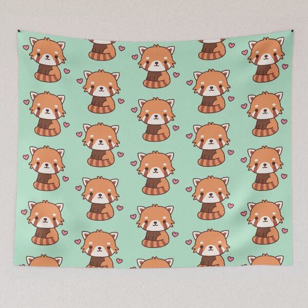 Item preview, Cute Love Red Panda designed and sold by rustydoodle.