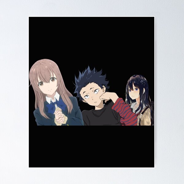 A Silent Voice, Shoya, Shouko, Anime movie Poster for Sale by  iamyourwaifu