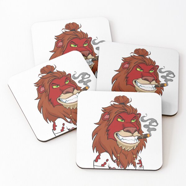 Item preview, Leones perezosos n.° 8623 Dibujos animados geniales de NFT salvajes designed and sold by PetTotem.
