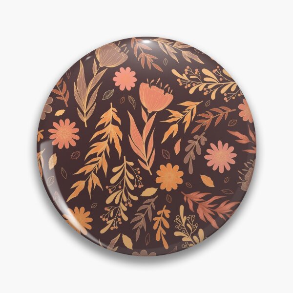 Item preview, Seamless pattern with hand drawn flowers, leaves, branches designed and sold by DarianaArt.