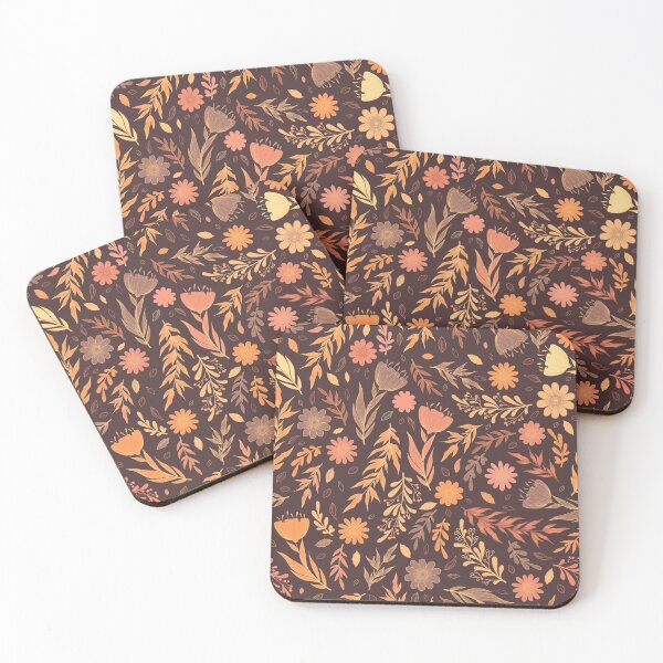 Item preview, Seamless pattern with hand drawn flowers, leaves, branches designed and sold by DarianaArt.