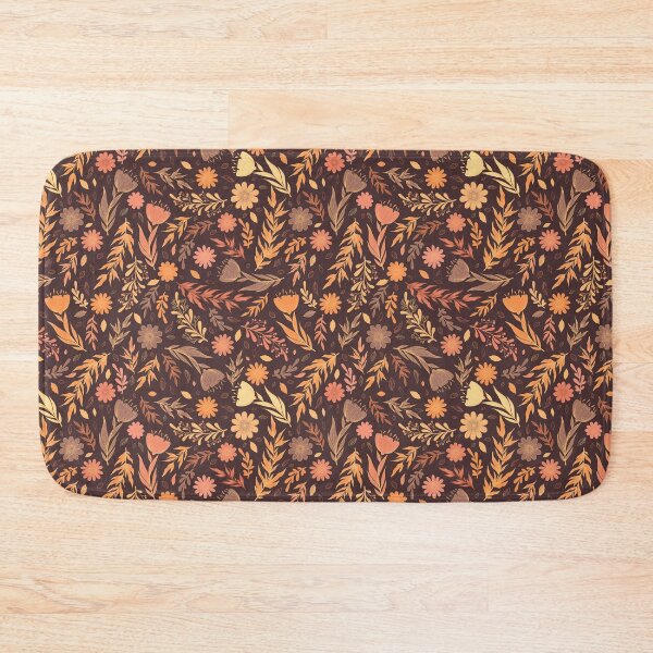 Item preview, Seamless pattern with hand drawn flowers, leaves, branches designed and sold by DarianaArt.