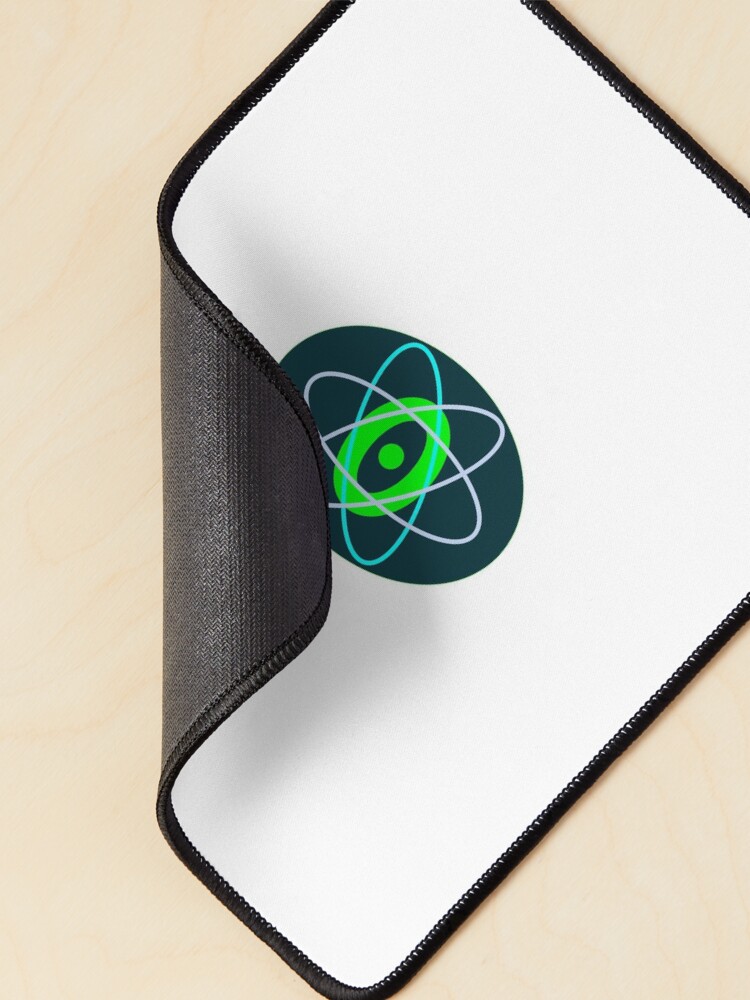 Alternate view of Original Edzion Logo in blue and green Mouse Pad