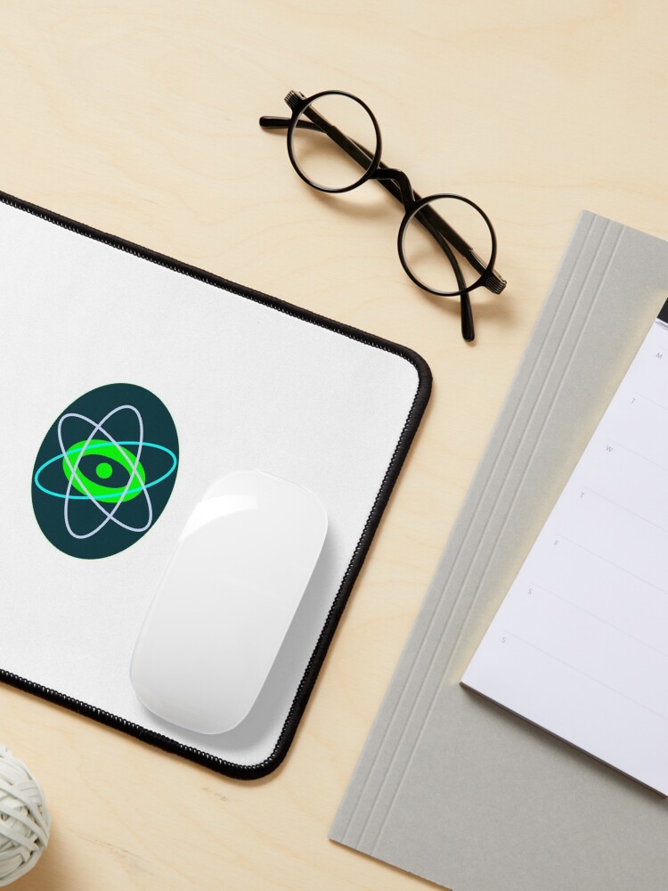 Alternate view of Original Edzion Logo in blue and green Mouse Pad