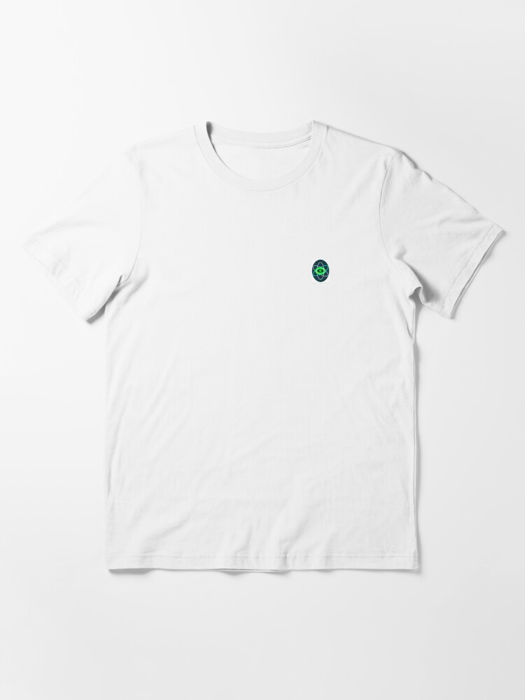 Alternate view of Original Edzion Logo in blue and green Essential T-Shirt