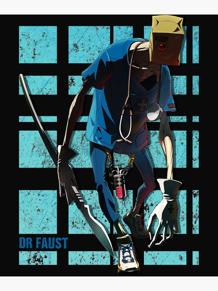 "guilty gear strive dr faust " Poster for Sale by NerdFuel Redbubble