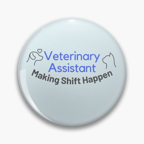 Artikelvorschau, Veterinärassistent, der die Verschiebung ermöglicht Blau entworfen und verkauft von JDWCreations.