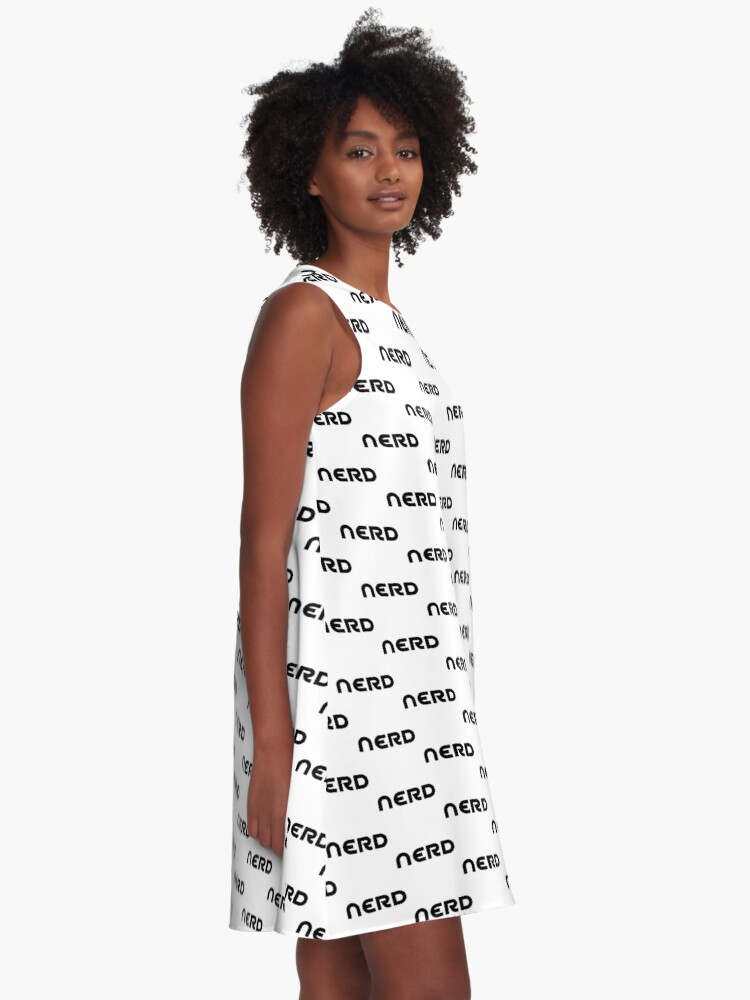 Thumbnail 2 of 4, A-Line Dress, Nerd designed and sold by kinkatstyle.