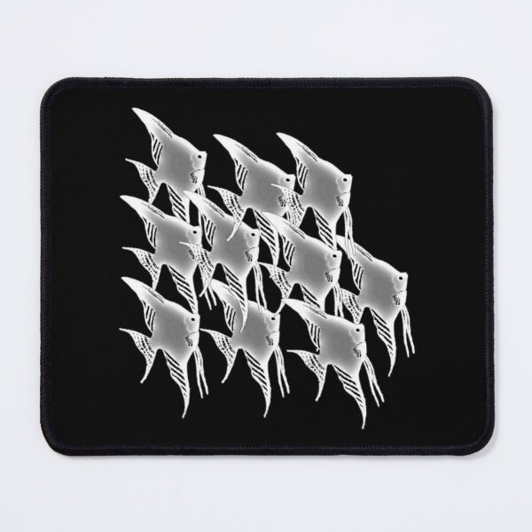 Artikelvorschau, Platinum Angelfish Scalare sieht aus wie Schnee entworfen und verkauft von Nosnah.
