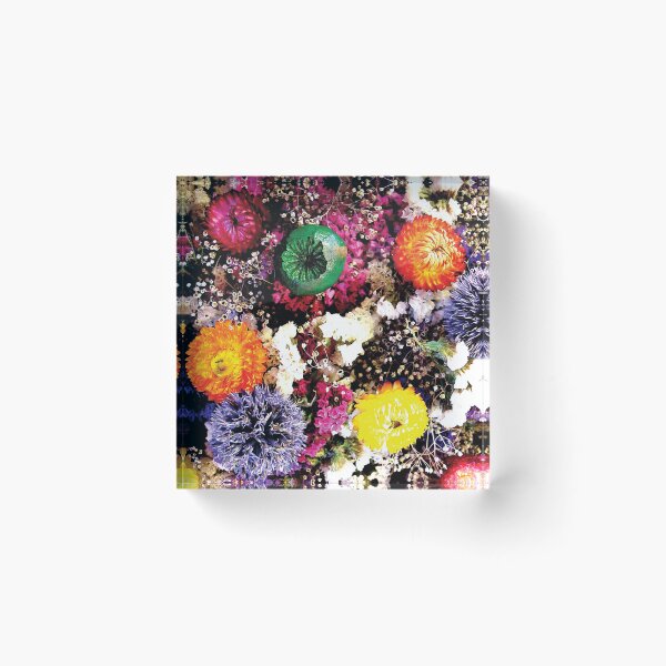 Item preview, Colorful Flowers background with oil paint effect designed and sold by darshants.