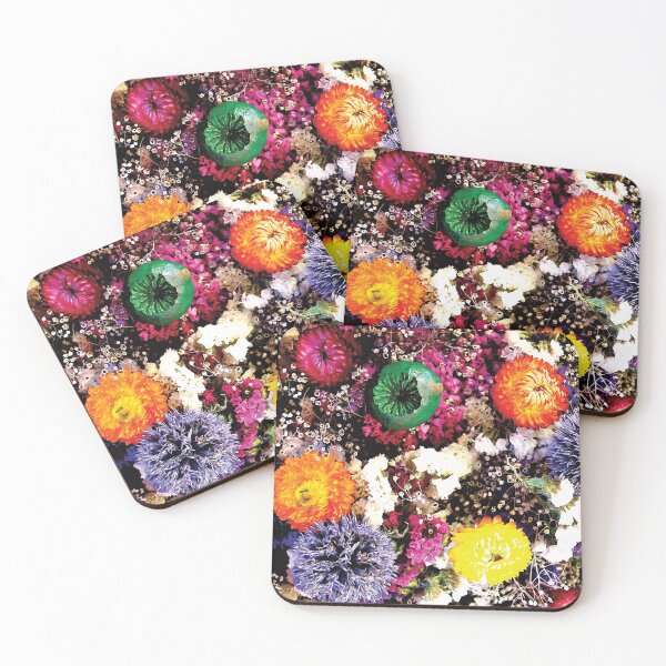 Item preview, Colorful Flowers background with oil paint effect designed and sold by darshants.