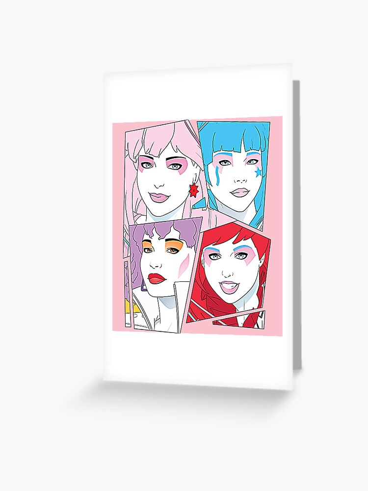 Fashion Stack Glitter Greeting Card