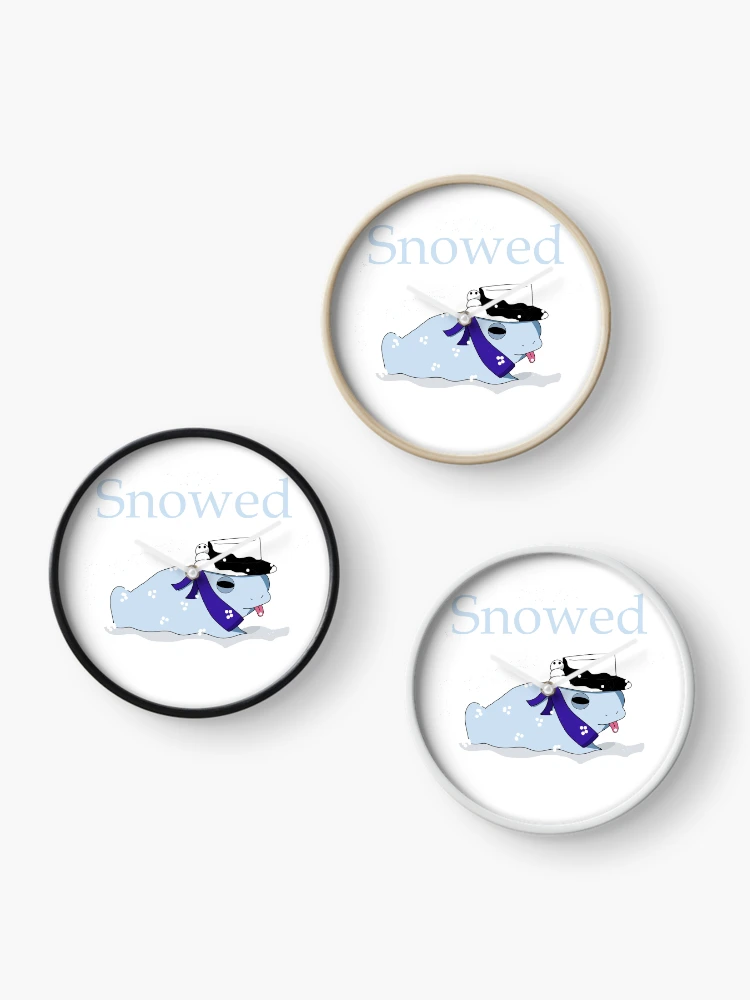Thumbnail 3 of 4, Clock, Snowed designed and sold by RancherToads.