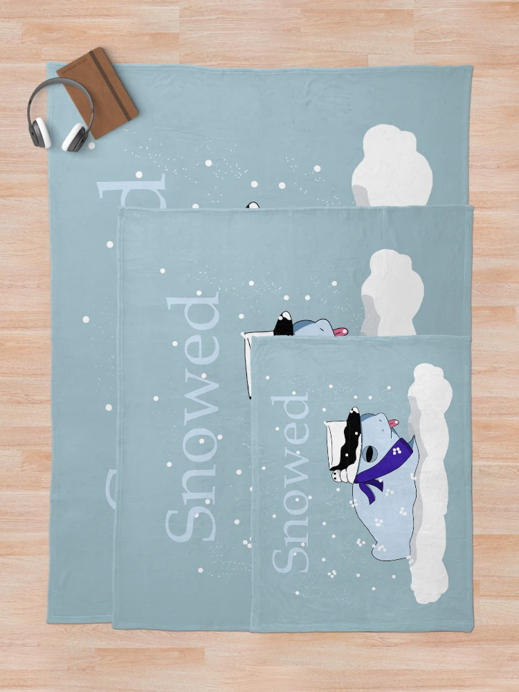 Thumbnail 5 of 6, Throw Blanket, Snowed designed and sold by RancherToads.