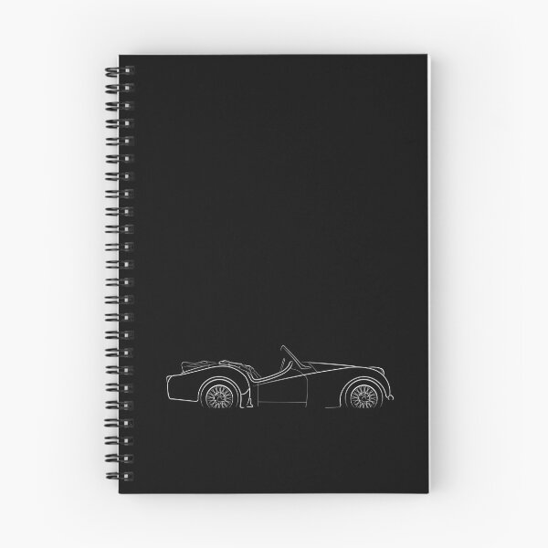 Item preview, Triumph TR3 - profile stencil, white designed and sold by mal-photography.