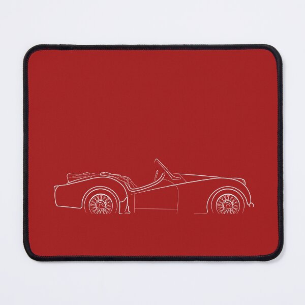 Item preview, Triumph TR3 - profile stencil, white designed and sold by mal-photography.