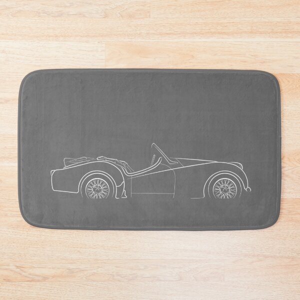 Item preview, Triumph TR3 - profile stencil, white designed and sold by mal-photography.