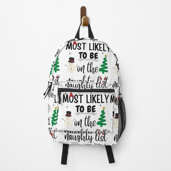 Item preview, Most likely to be on the naughty list, Funny family Christmas designed and sold by Mimo & Co..