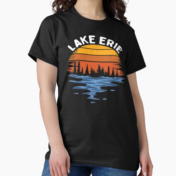 Item preview, Vintage Lake Erie Ohio Sunset Art designed and sold by MrEddie10.