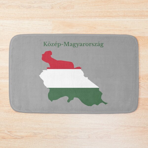 Item preview, Central Hungary Region Map Design, . designed and sold by marosharaf.