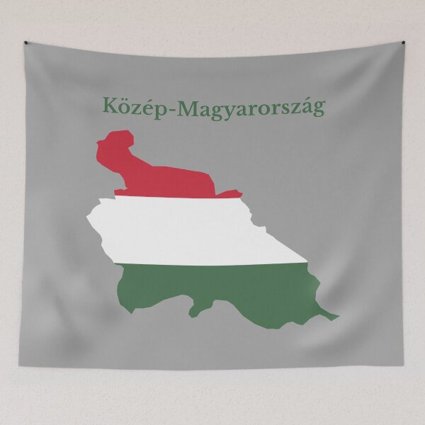 Item preview, Central Hungary Region Map Design, . designed and sold by marosharaf.