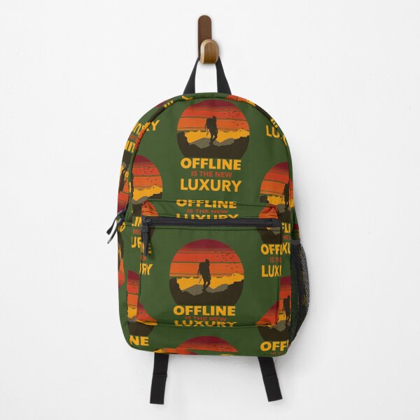 Item preview, Offline is the New Luxury-Female Hiker-Hiking Adventuring Lover designed and sold by Spiritualish.
