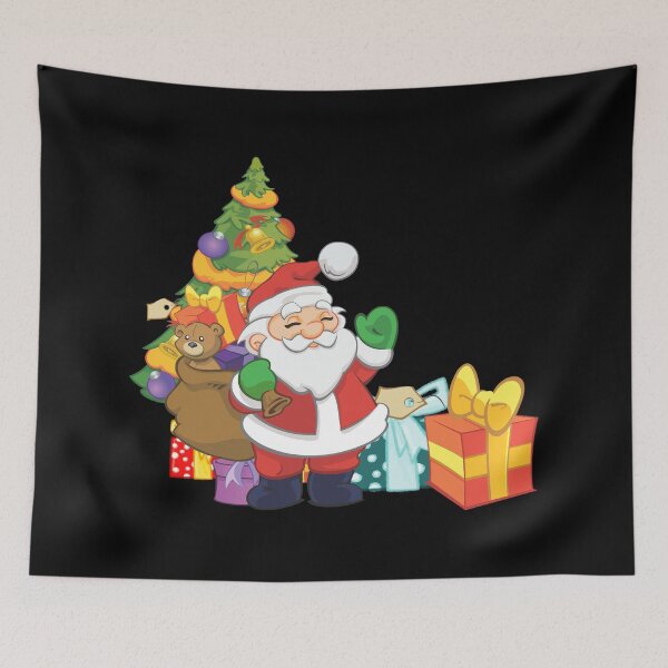 Item preview, Santa Spreading Christmas Joy   designed and sold by ArtEntwined.
