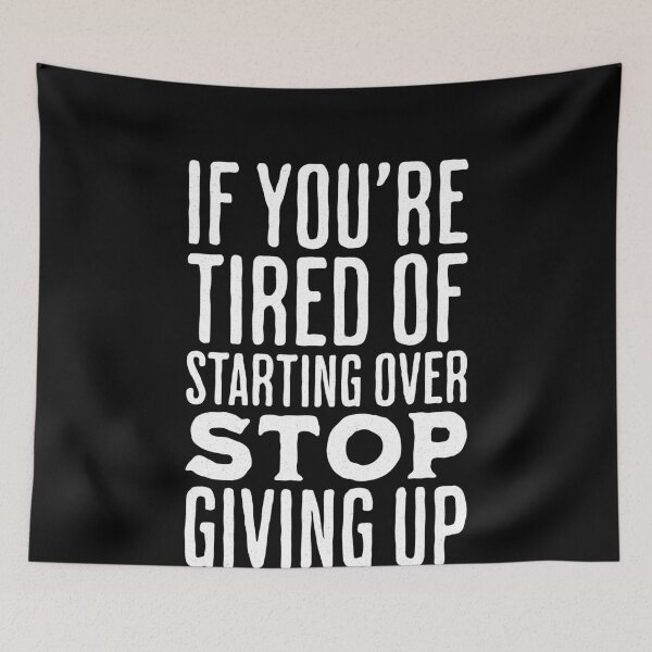 Item preview, Motivational Quote Starting Over designed and sold by RoguePixel.